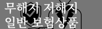 무해지 저해지 보험 상품