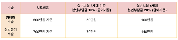 수술비 본인부담금